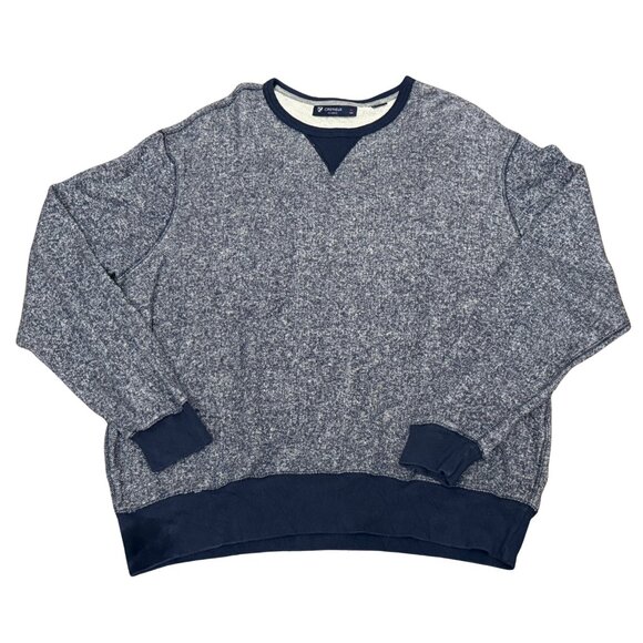 Daniel Cremieux Men's Navy Blue & White Pullover Sweater - Size X-Large - Picture 1 of 6